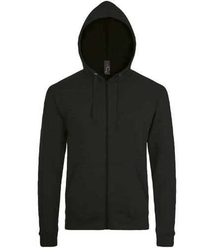 SOLS Stone Full Zip Hood. Swt - Black - 3XL